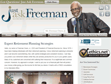 Tablet Screenshot of justaskfreeman.com